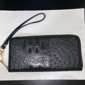 Black Faux Leather Wallet